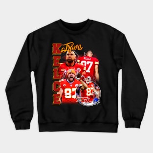 VINTAGE FOOTBALL TRAVIS KELCE BOOTLEG Crewneck Sweatshirt